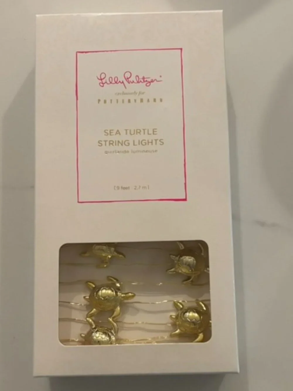 Lilly Pulitzer Sea Turtle String Lights
